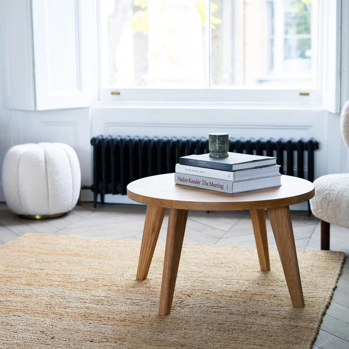 35cm Tapered Oak Table Legs - Image 2