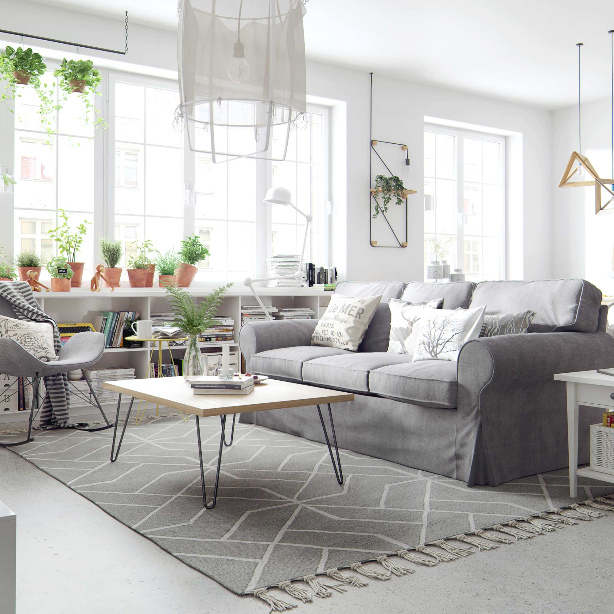 30cm Hairpin Legs - Low Coffee Table - Image 17