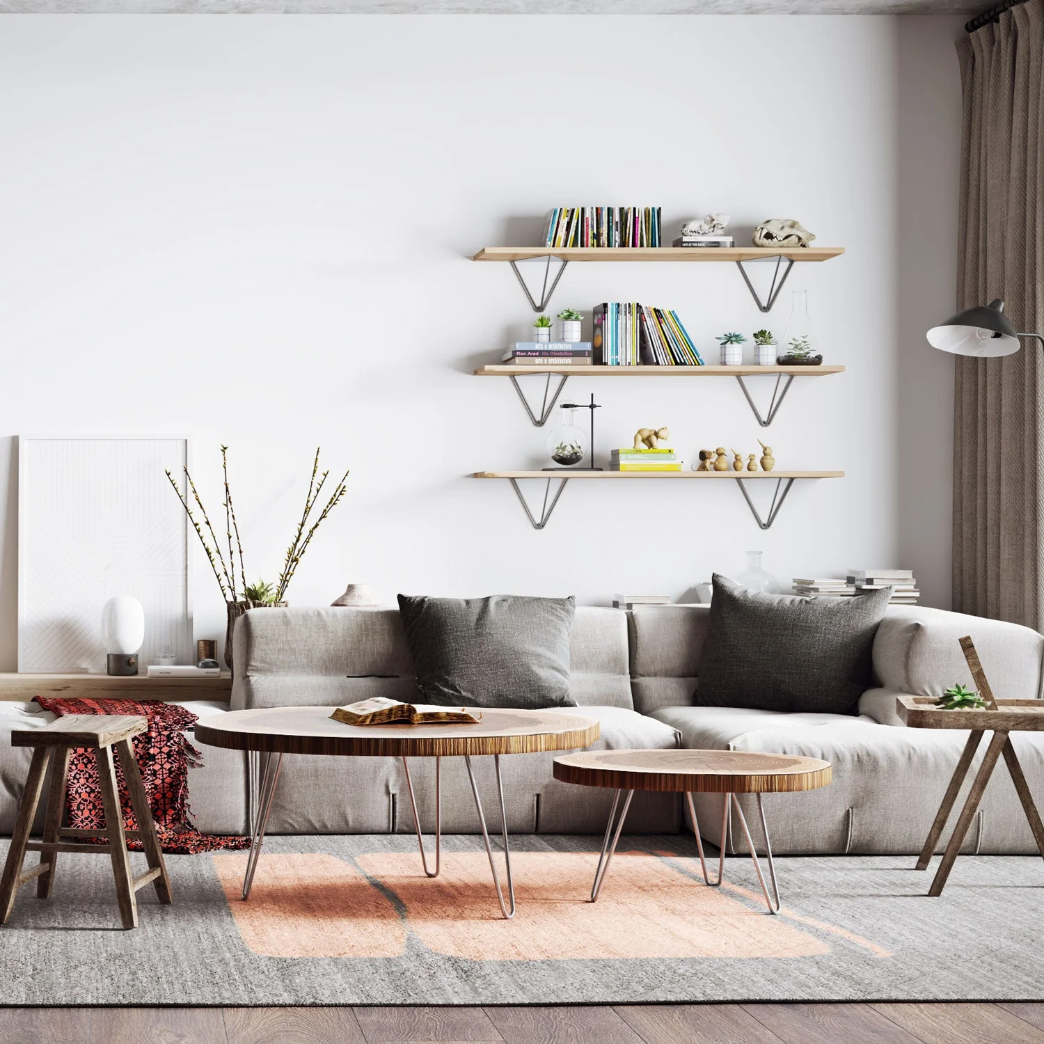 35cm Hairpin Legs - Coffee Table - Image 4