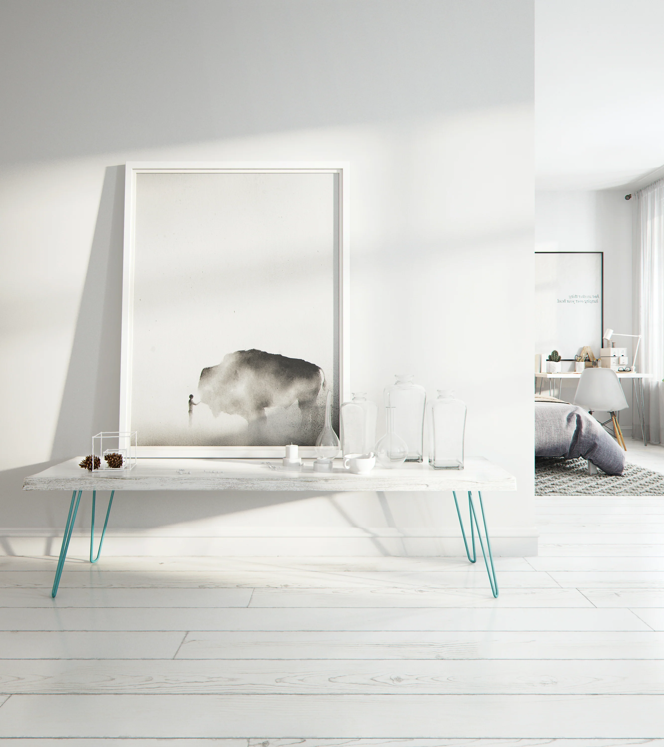 40cm Hairpin Legs - Bench - Image 4