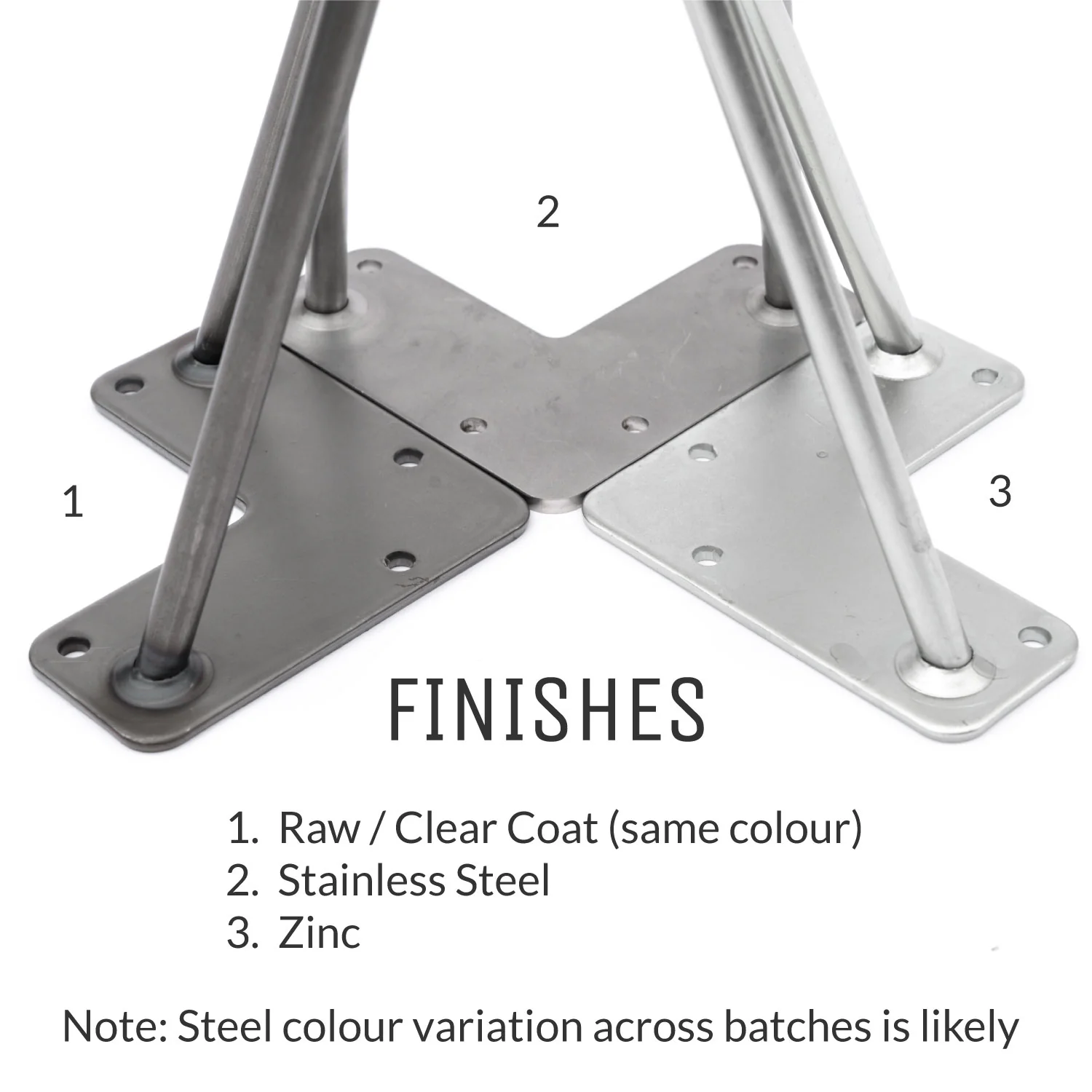 102cm Hairpin Legs - Bar - Image 5