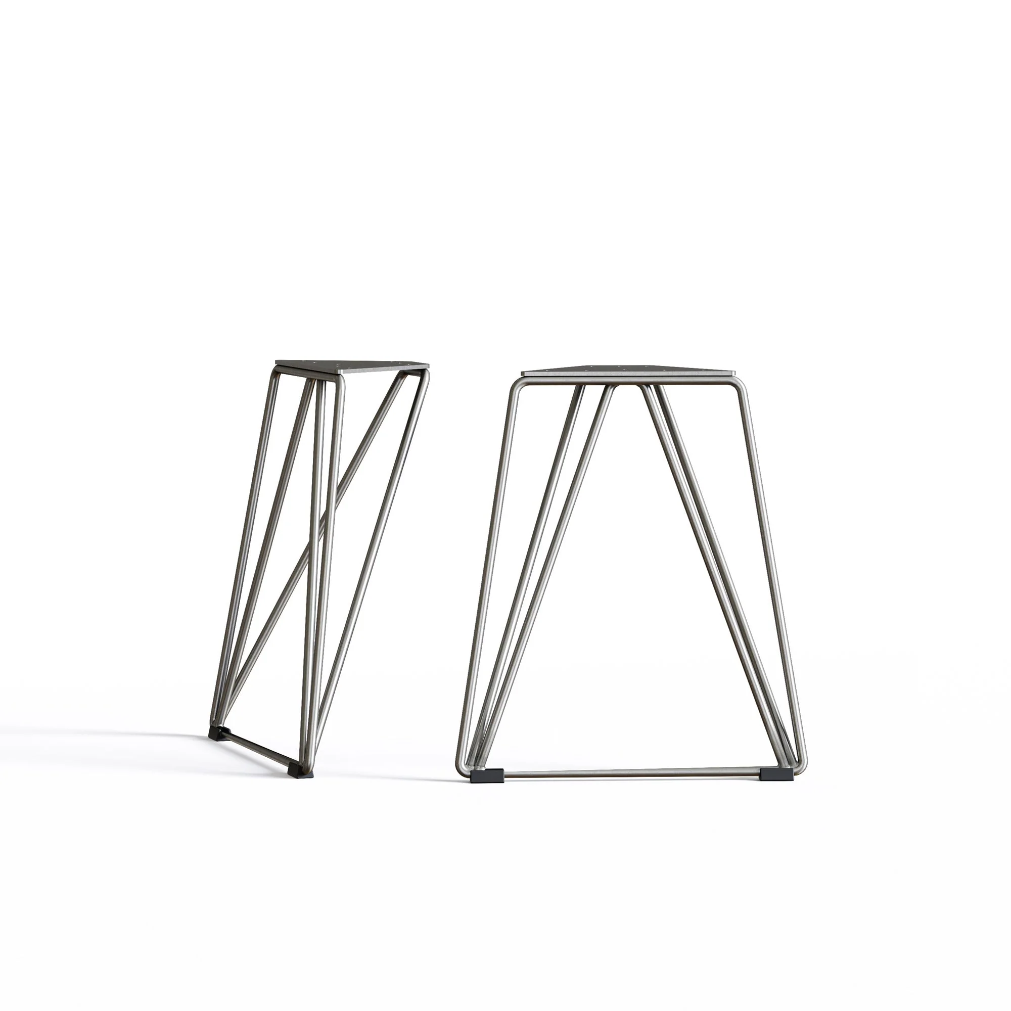 Hairpin Wireframe Legs | 40cm Bench - Image 4