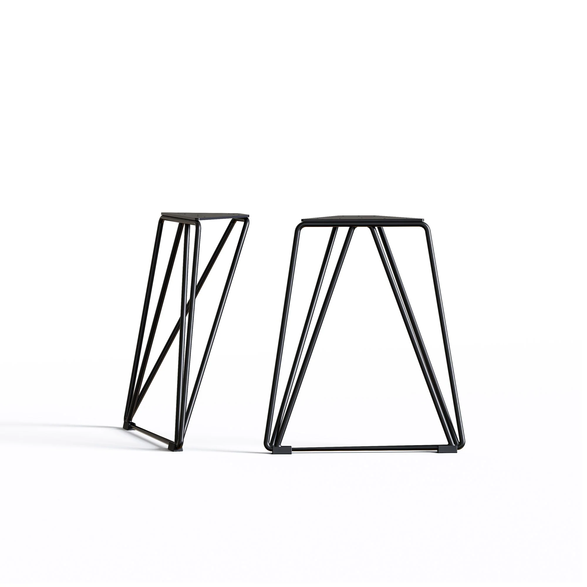 Hairpin Wireframe Legs | 40cm Bench - Image 6