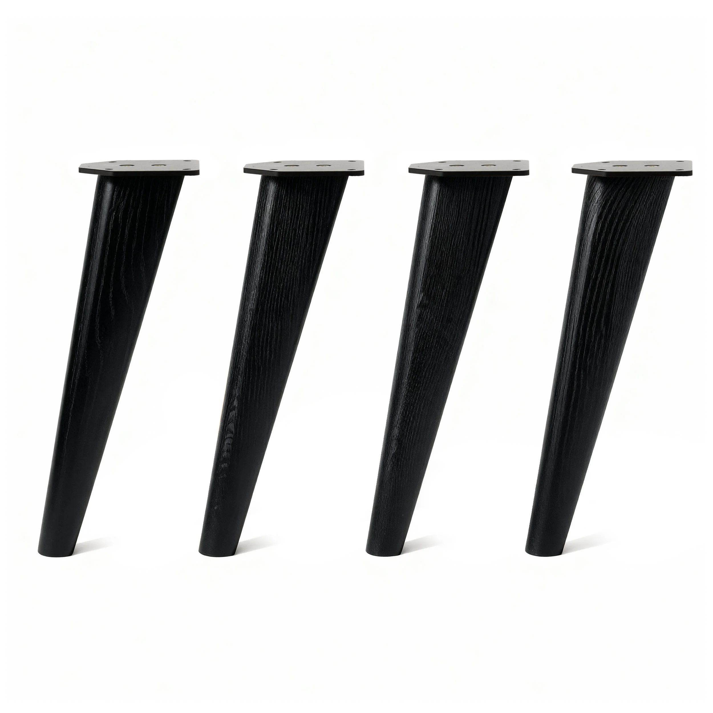 40cm Tapered Oak Table Legs - Image 11