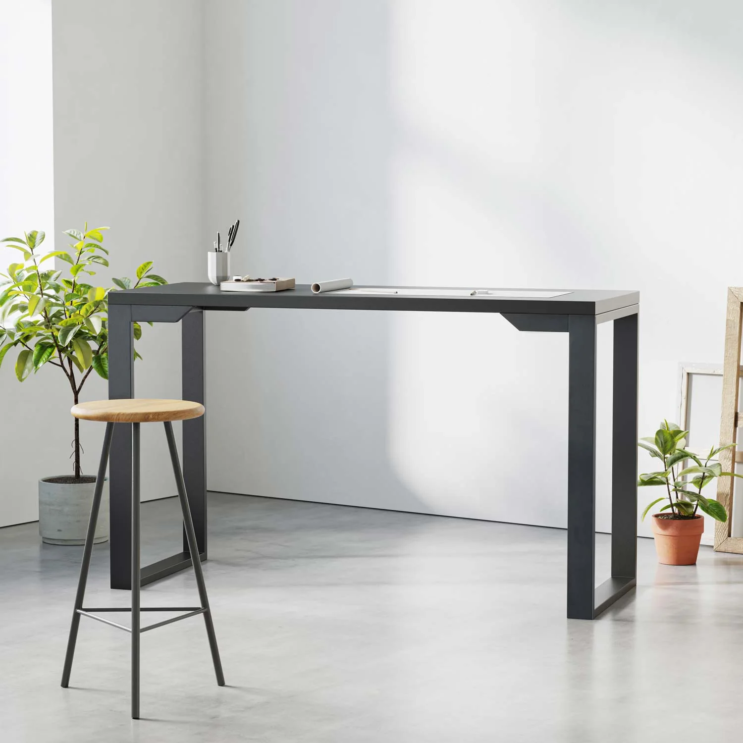 Square Industrial Legs | 86cm Counter - Image 3