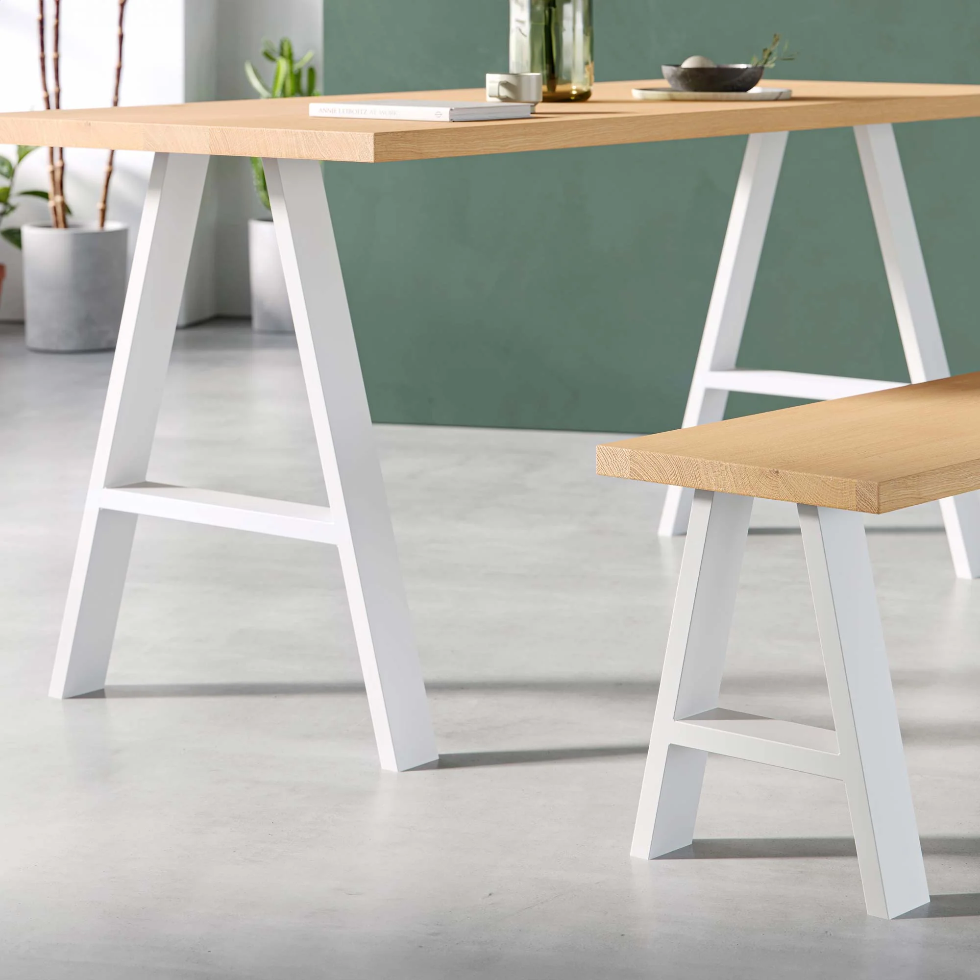 A-Frame Industrial legs | 40cm Bench - Image 13