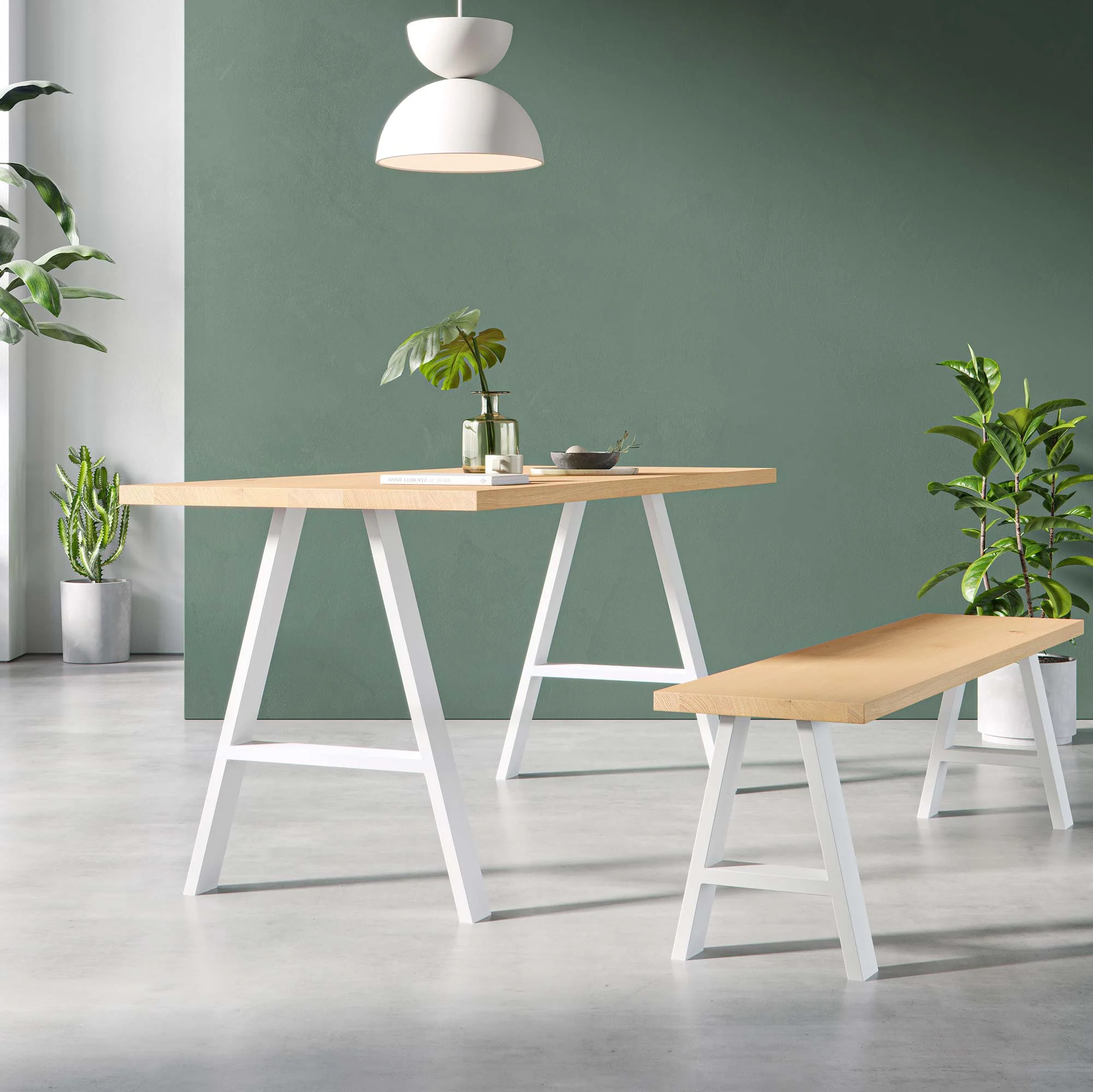 A-Frame Industrial legs | 40cm Bench - Image 14