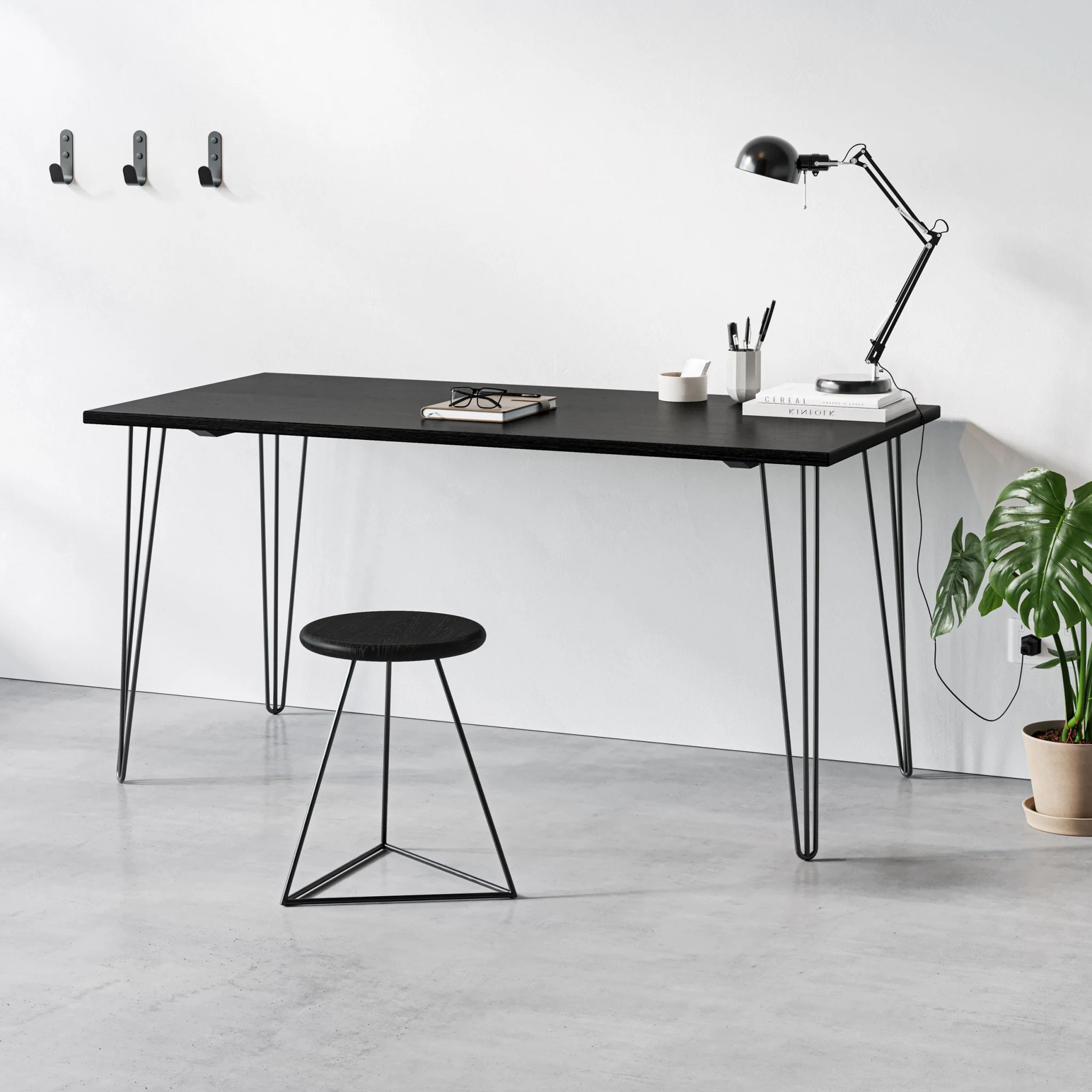 Black Ash Hairpin Table - Image 14