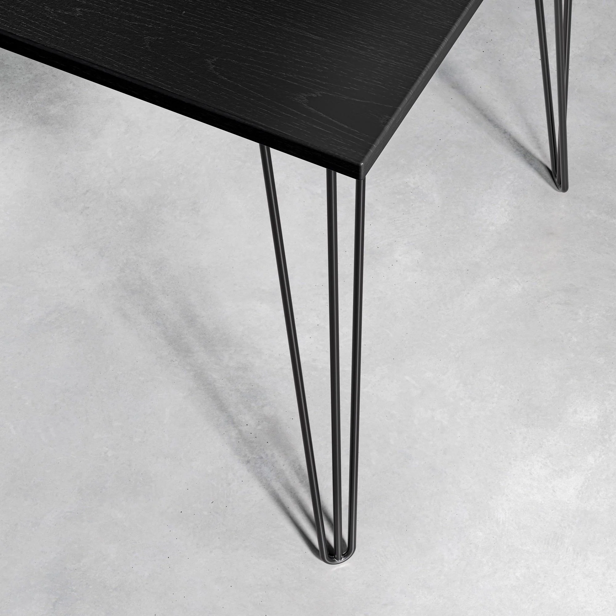 Black Ash Hairpin Table - Image 43