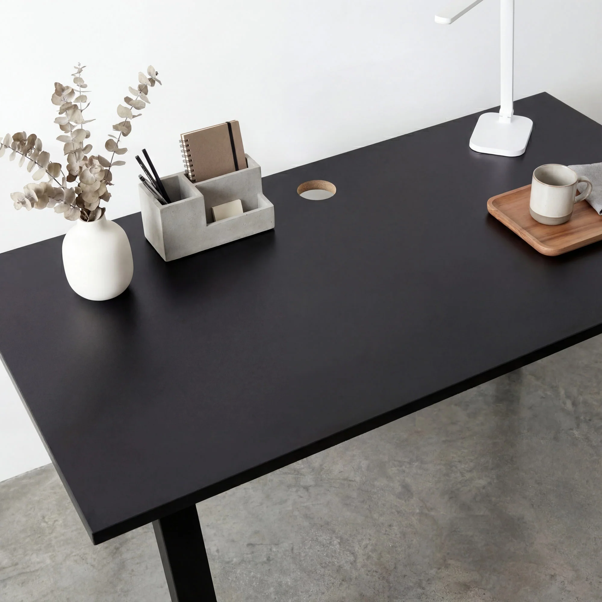 Black Melamine Laminate Table Top - Image 3
