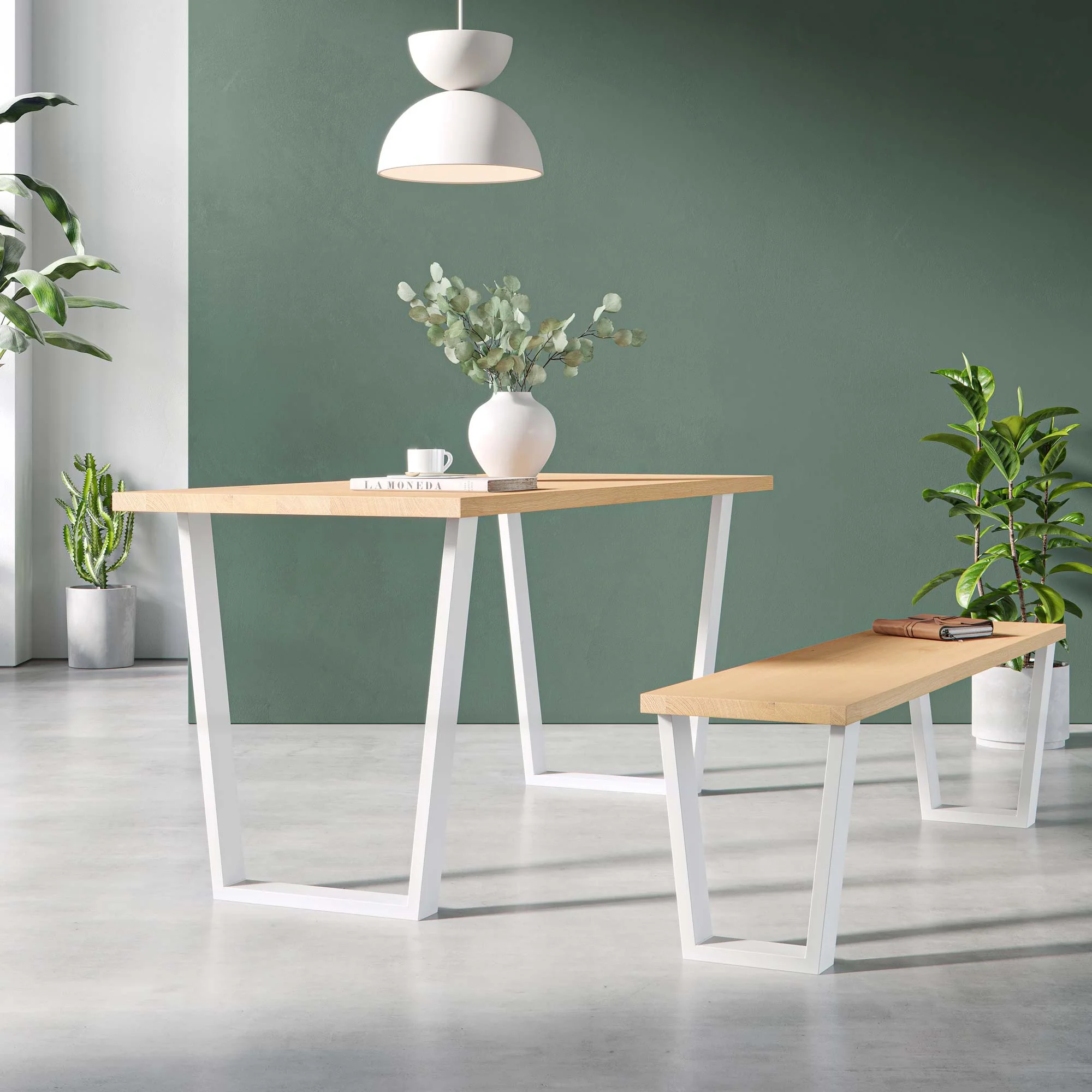 V-Frame Industrial legs | 71cm Table - Image 14