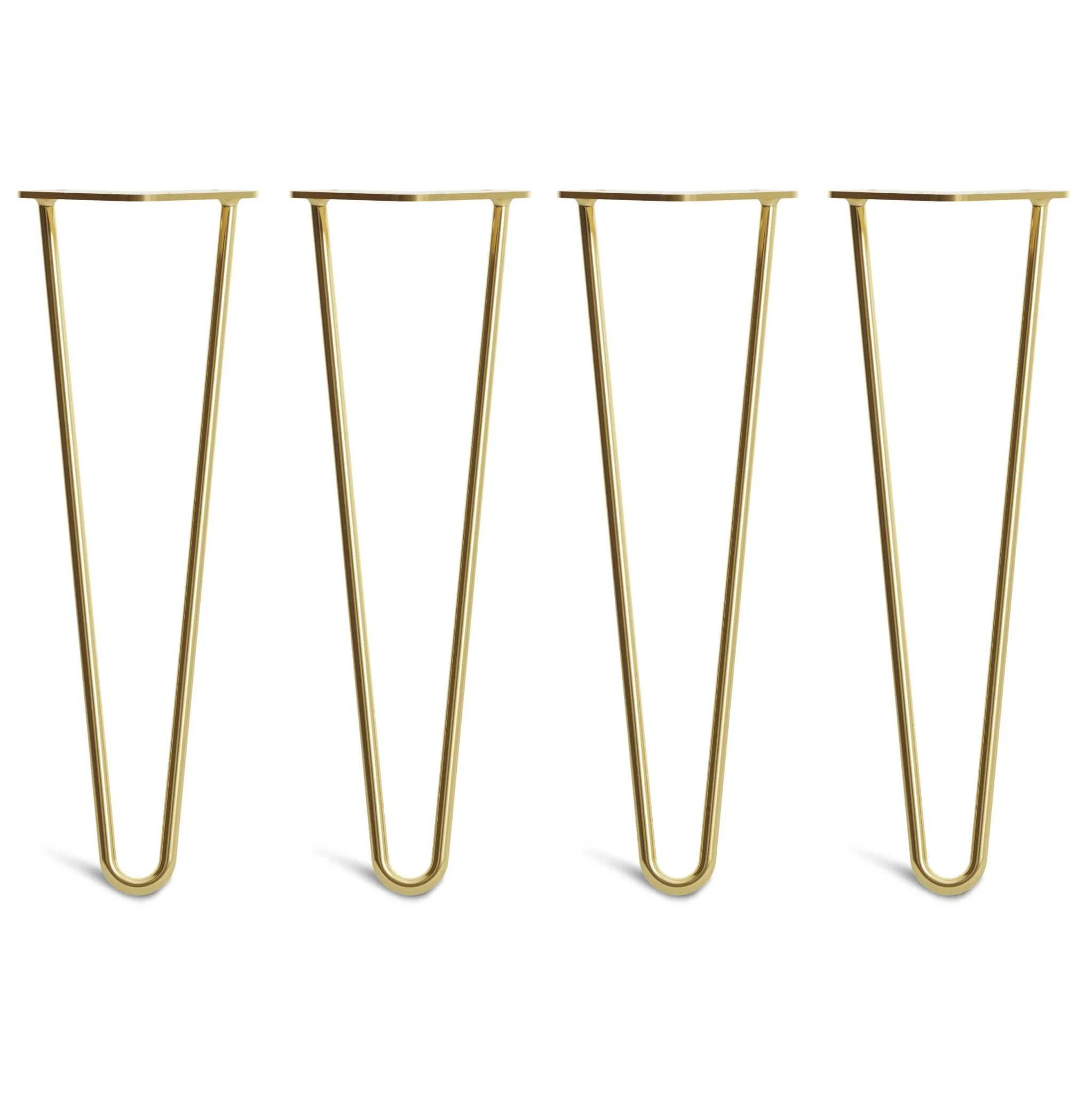 Satin Brass Hairpin Legs - Image 13