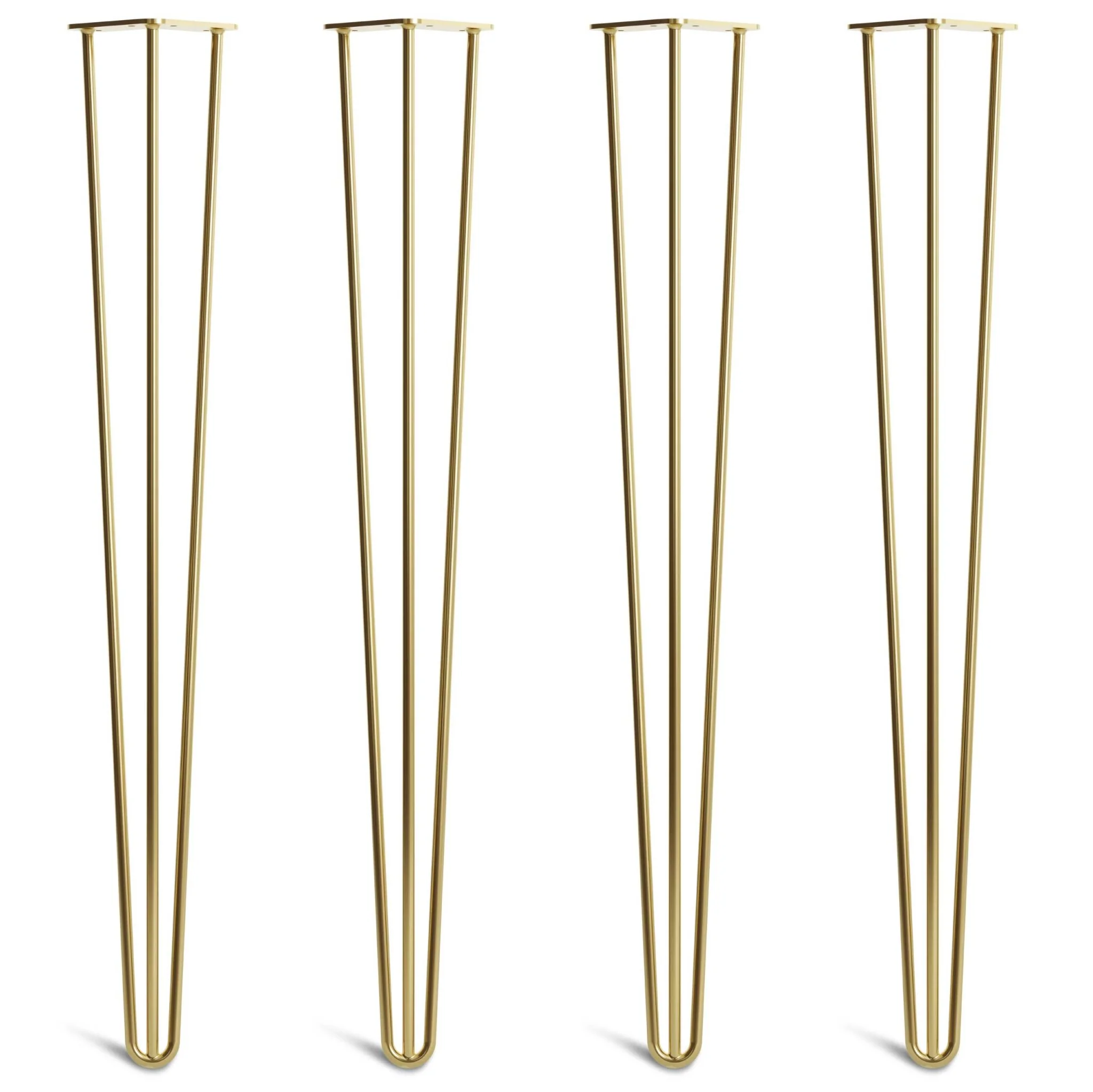 Satin Brass Hairpin Legs - Image 16