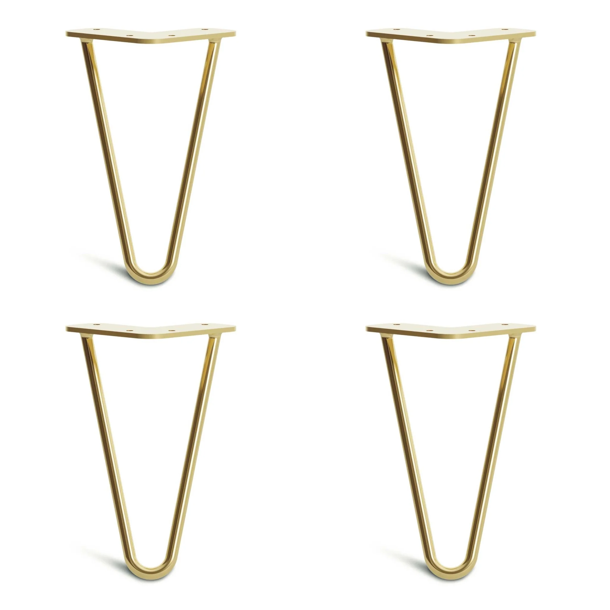 Satin Brass Hairpin Legs - Image 7