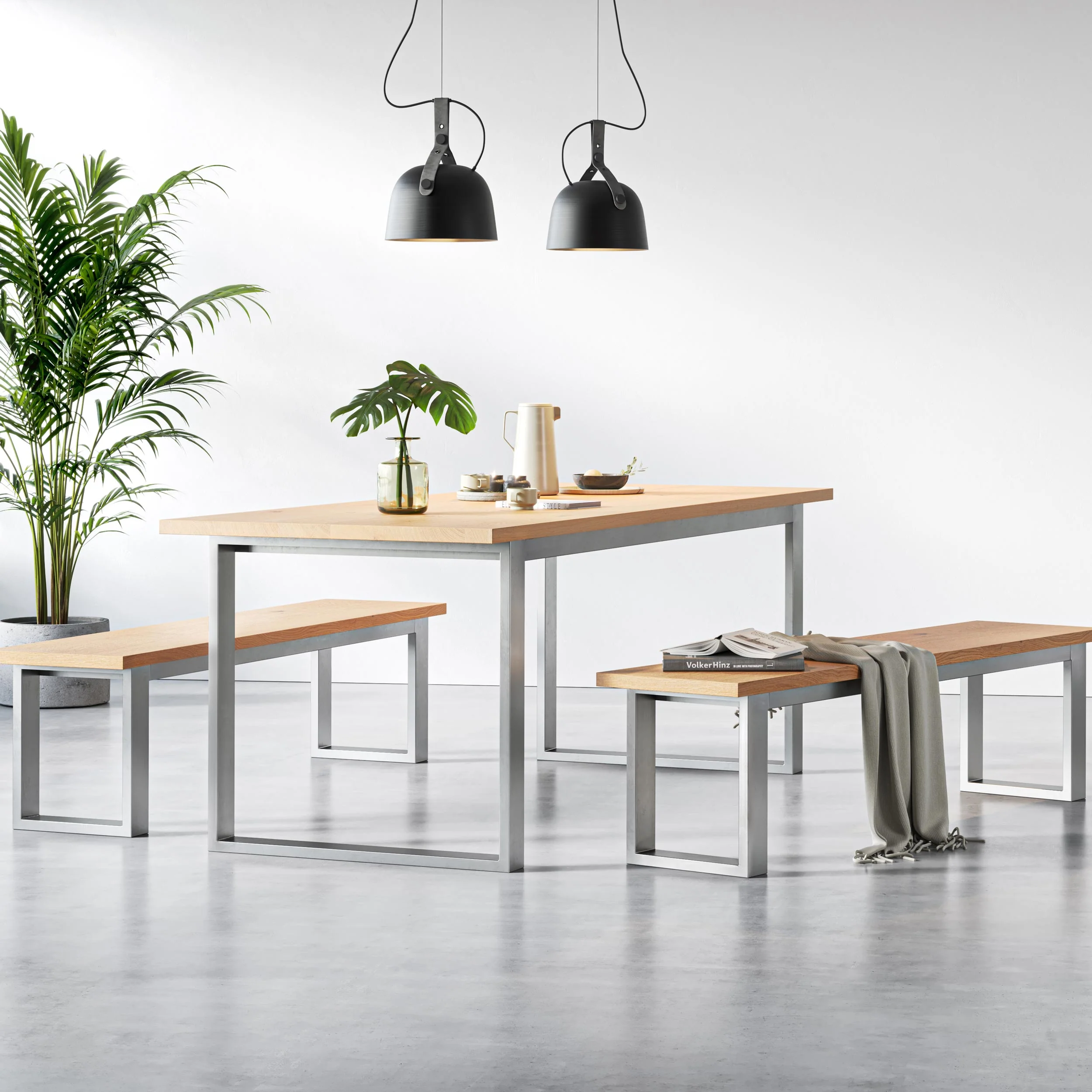 Square Industrial Frame | 71cm Table - Image 24