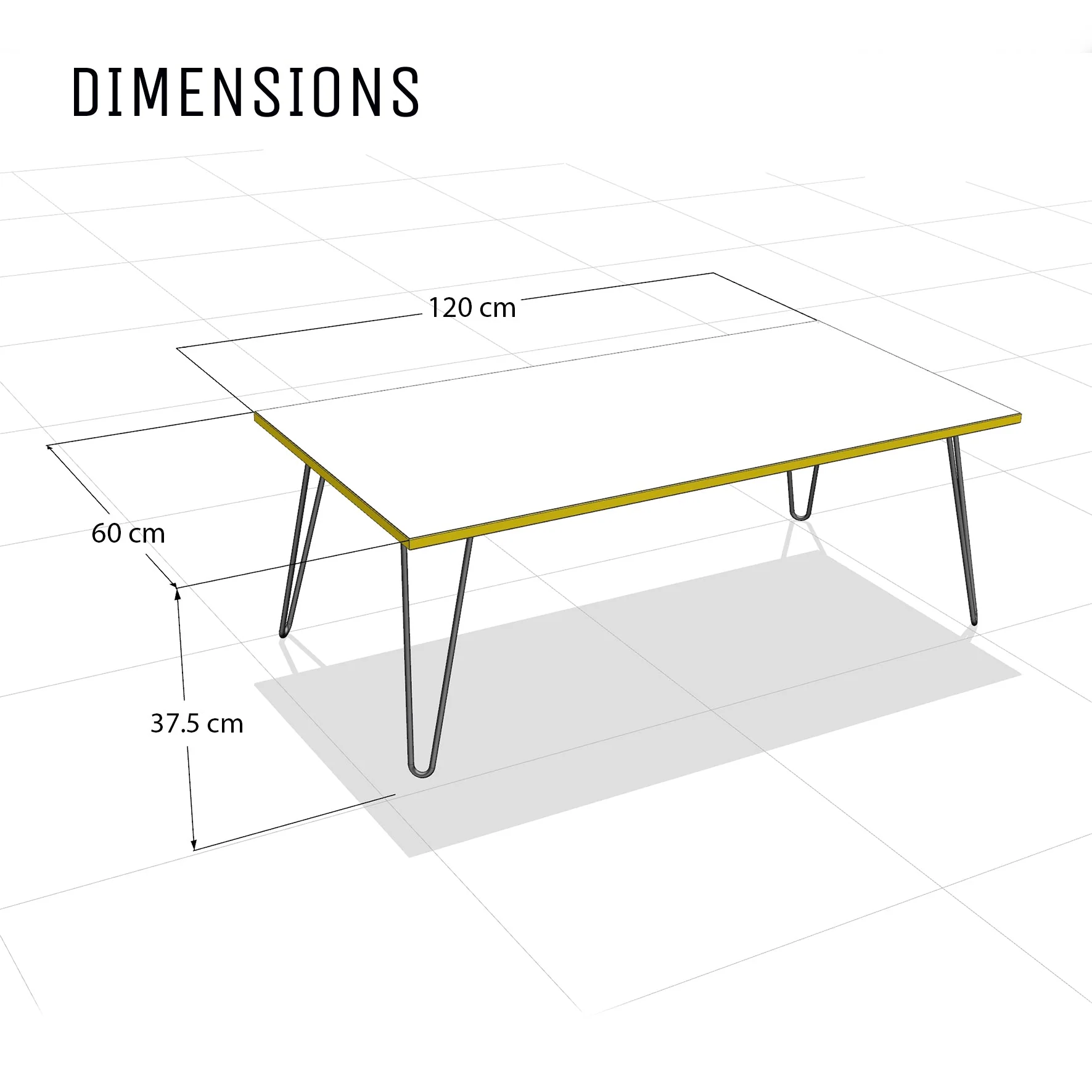Hairpin Coffee Table - Image 5