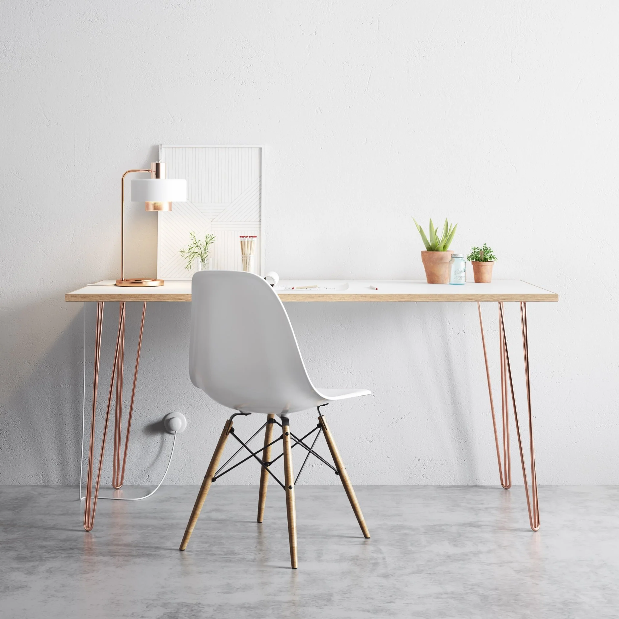 Hairpin Table (White) - Image 13