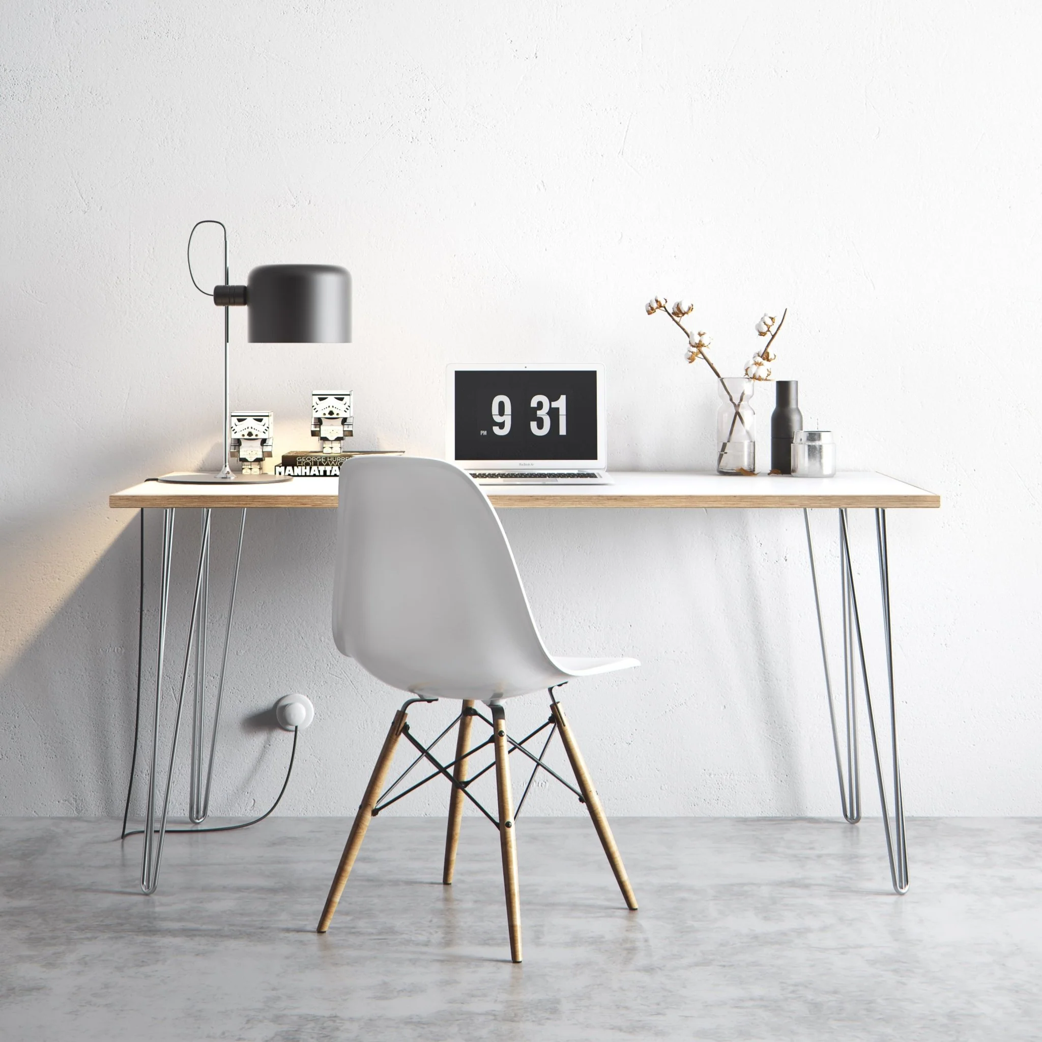 Hairpin Table (White) - Image 14