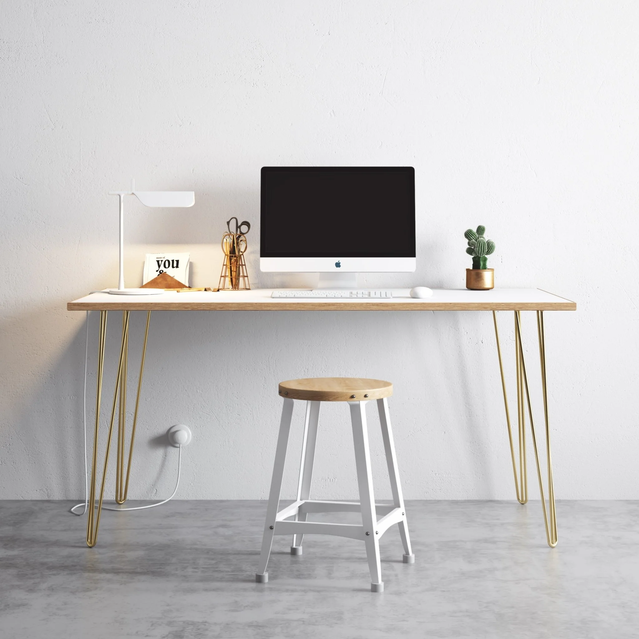 Hairpin Table (White) - Image 15
