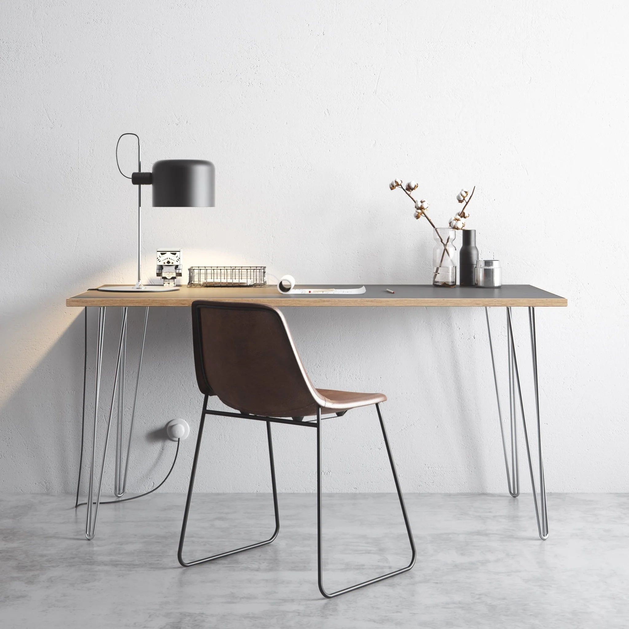 Hairpin Table (Grey) - Image 12