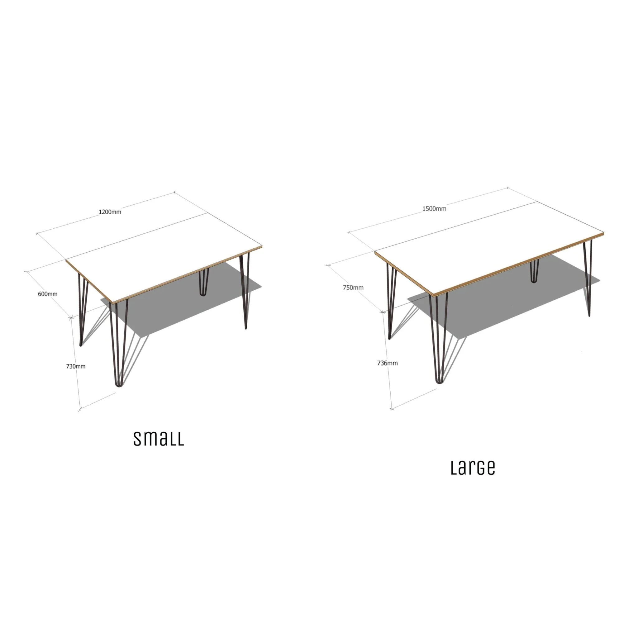 Hairpin Table (Grey) - Image 16
