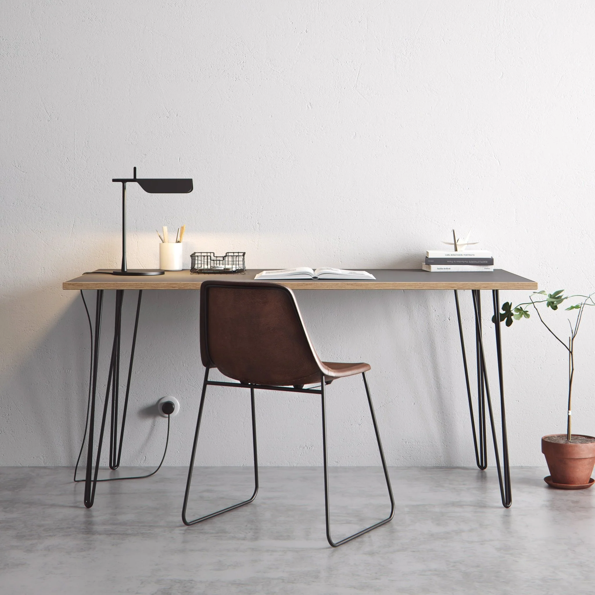 Hairpin Table (Grey) - Image 5