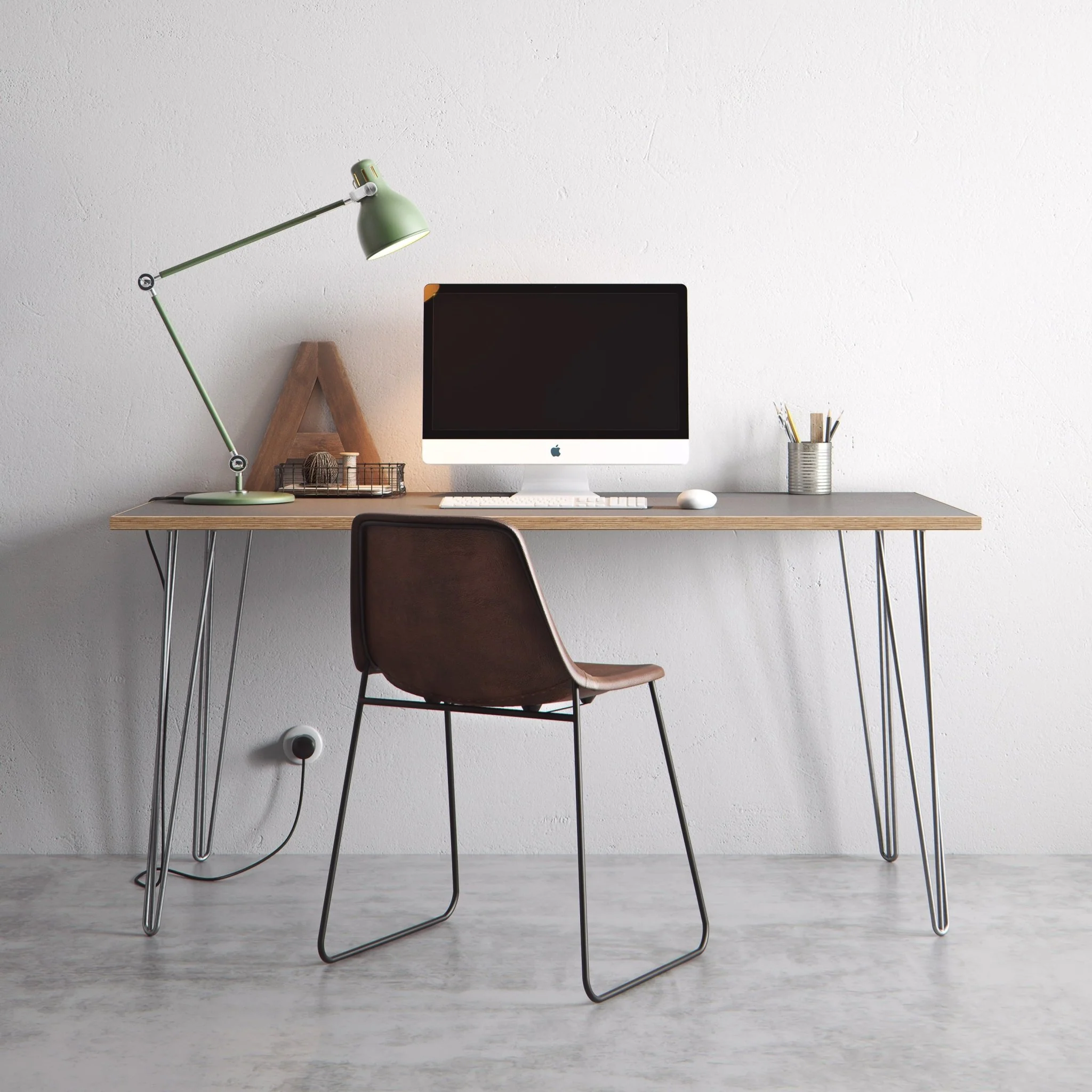 Hairpin Table (Grey) - Image 8