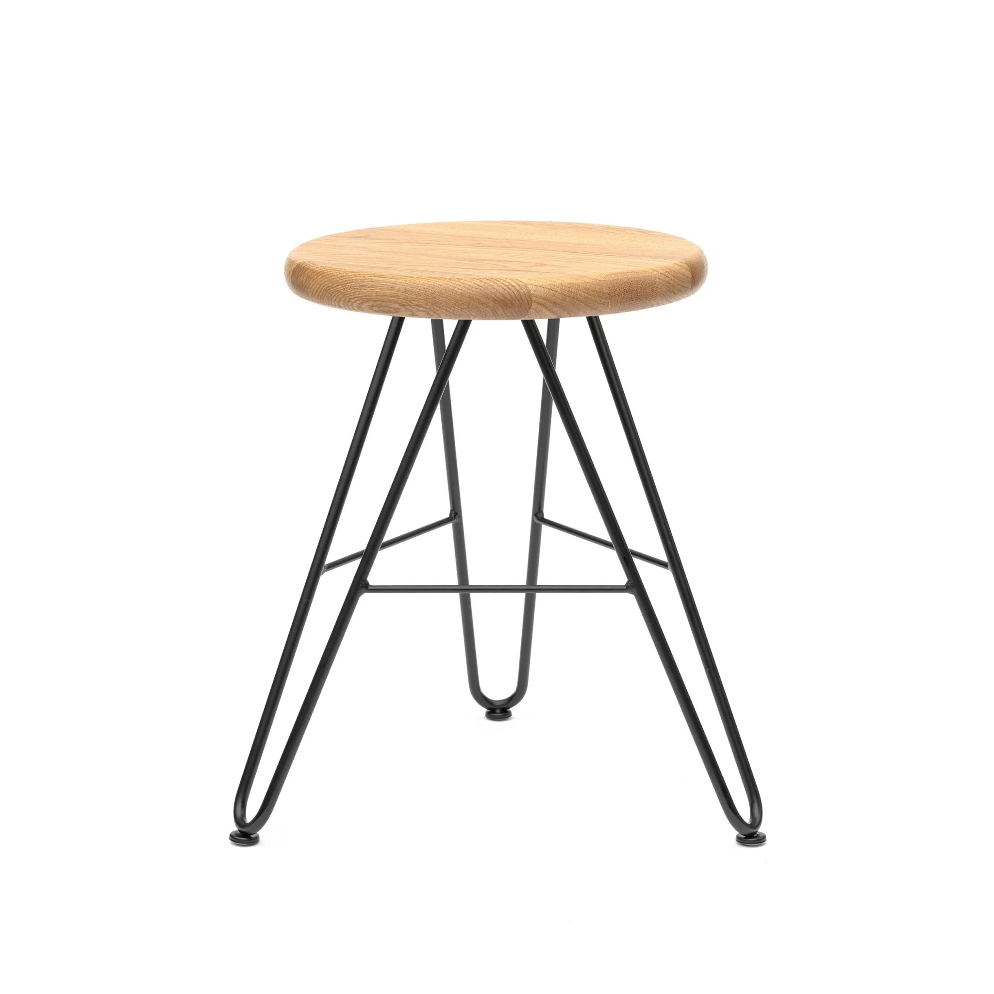 Hairpin Stool, Oak - Image 5