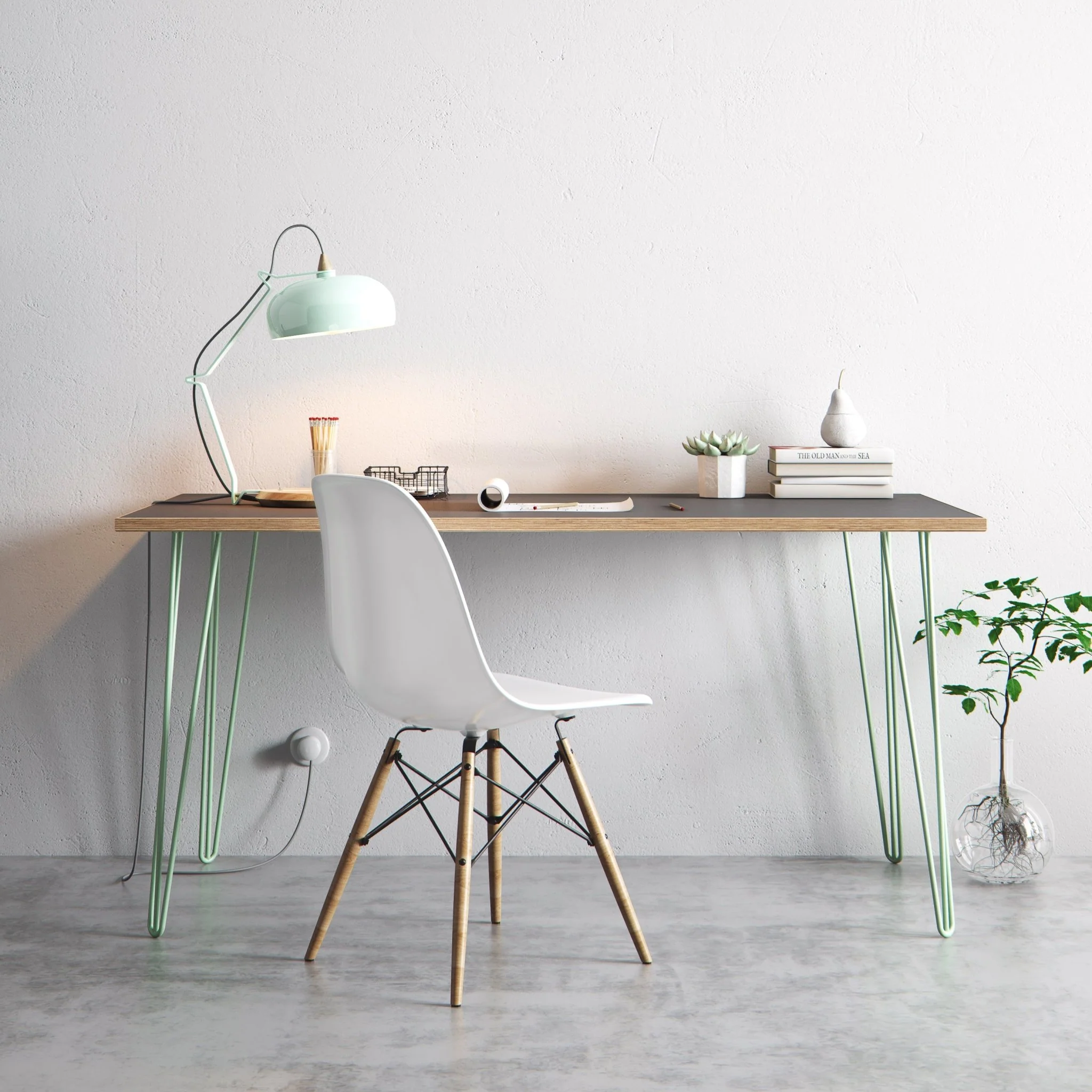 Pastel Green Hairpin Legs - Image 3