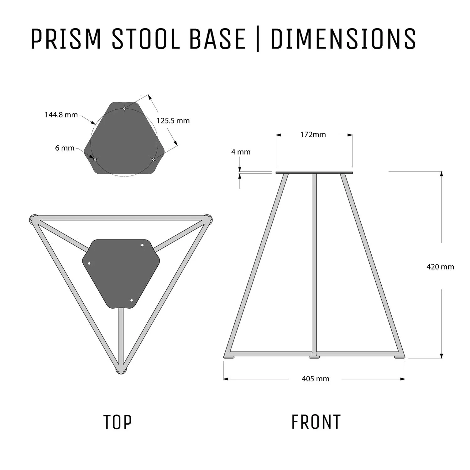 Prism Stool Base - Image 13