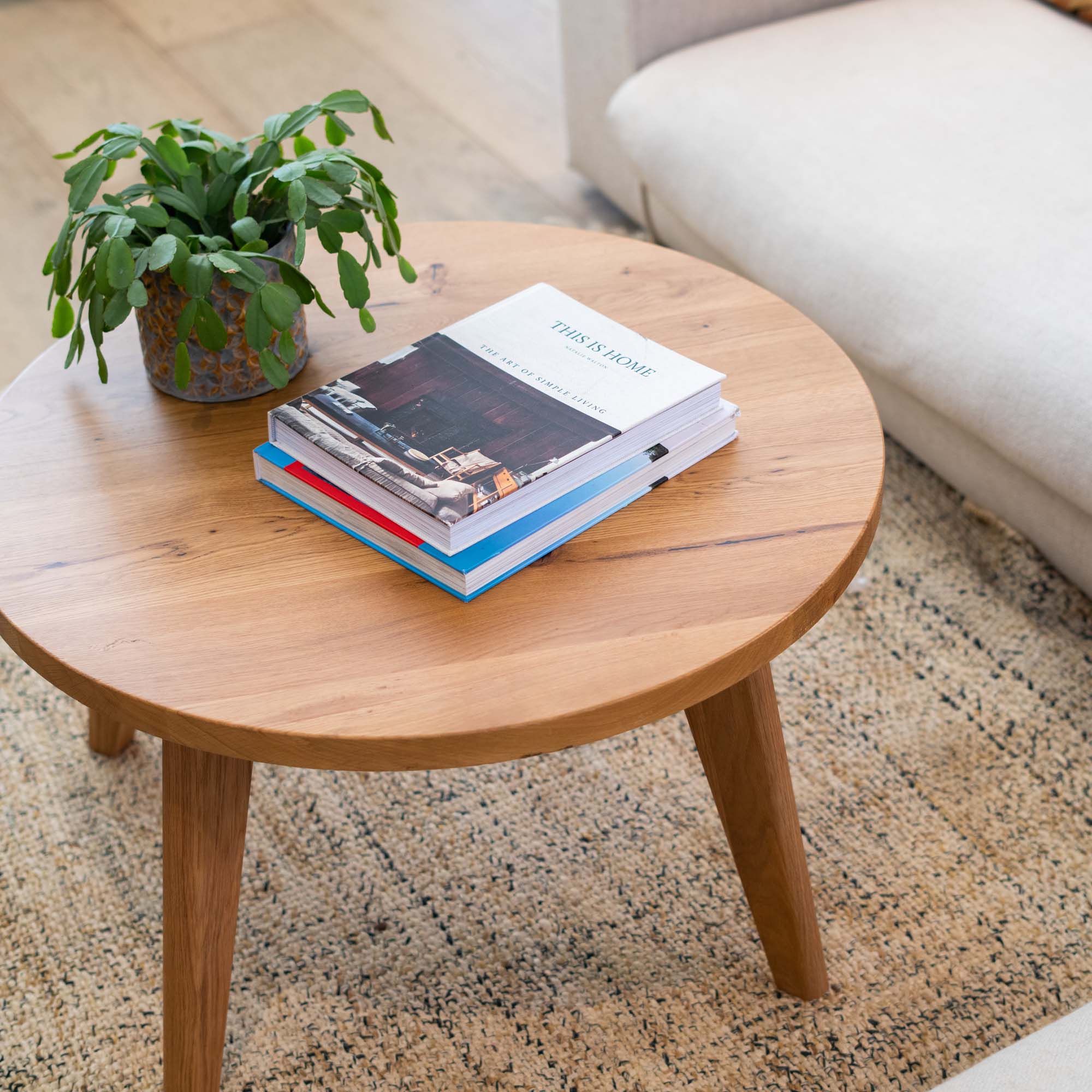 Round Solid Oak Table Top - Image 6