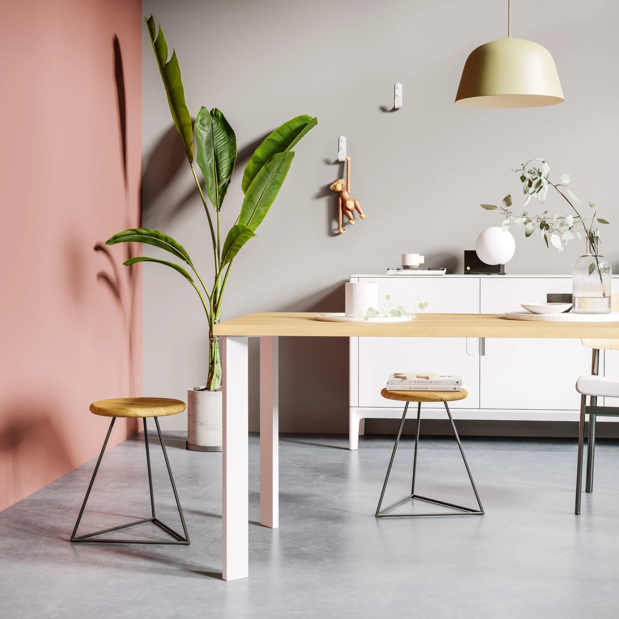 Single Pin Box legs | 71cm Table - Image 8
