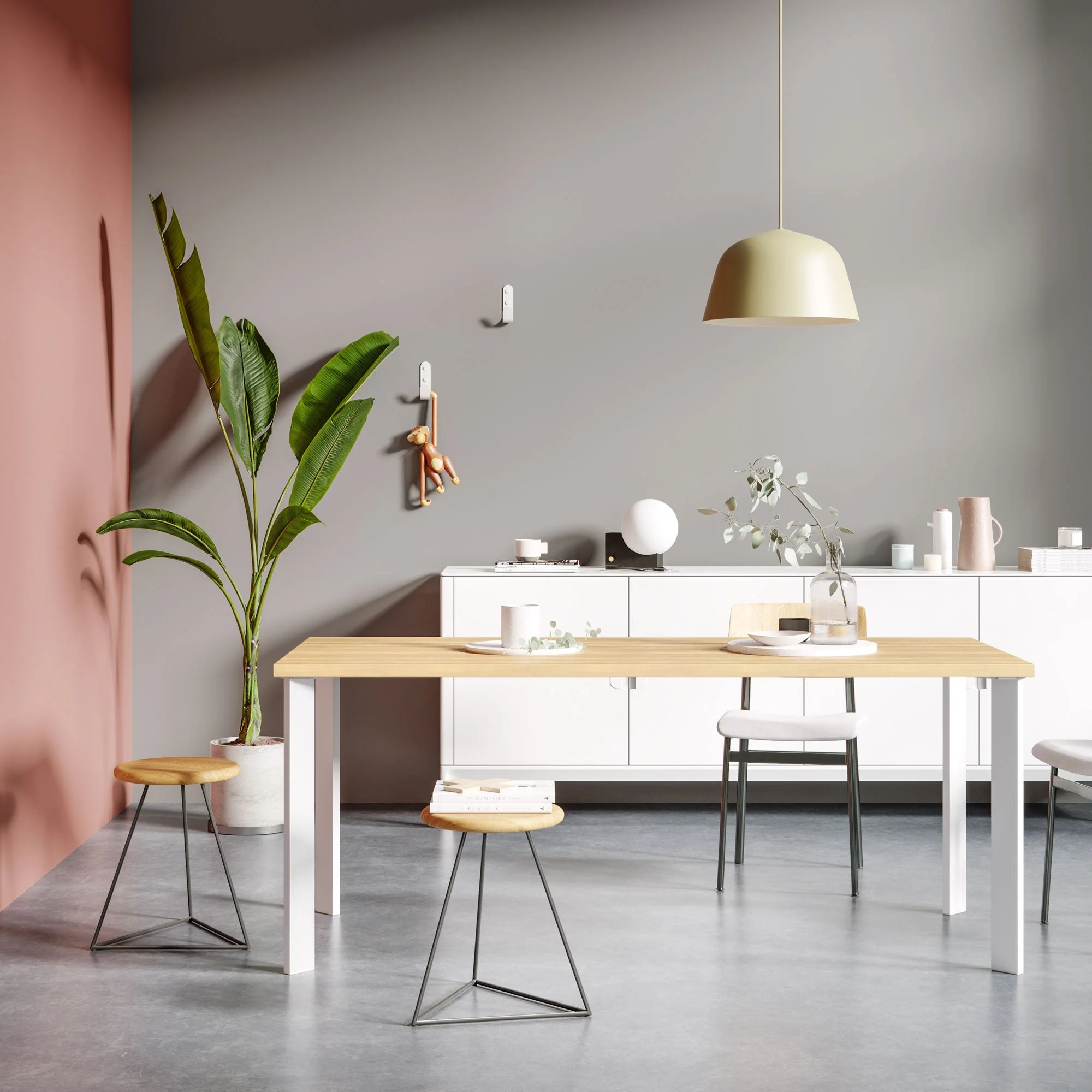 Single Pin Box legs | 71cm Table - Image 9