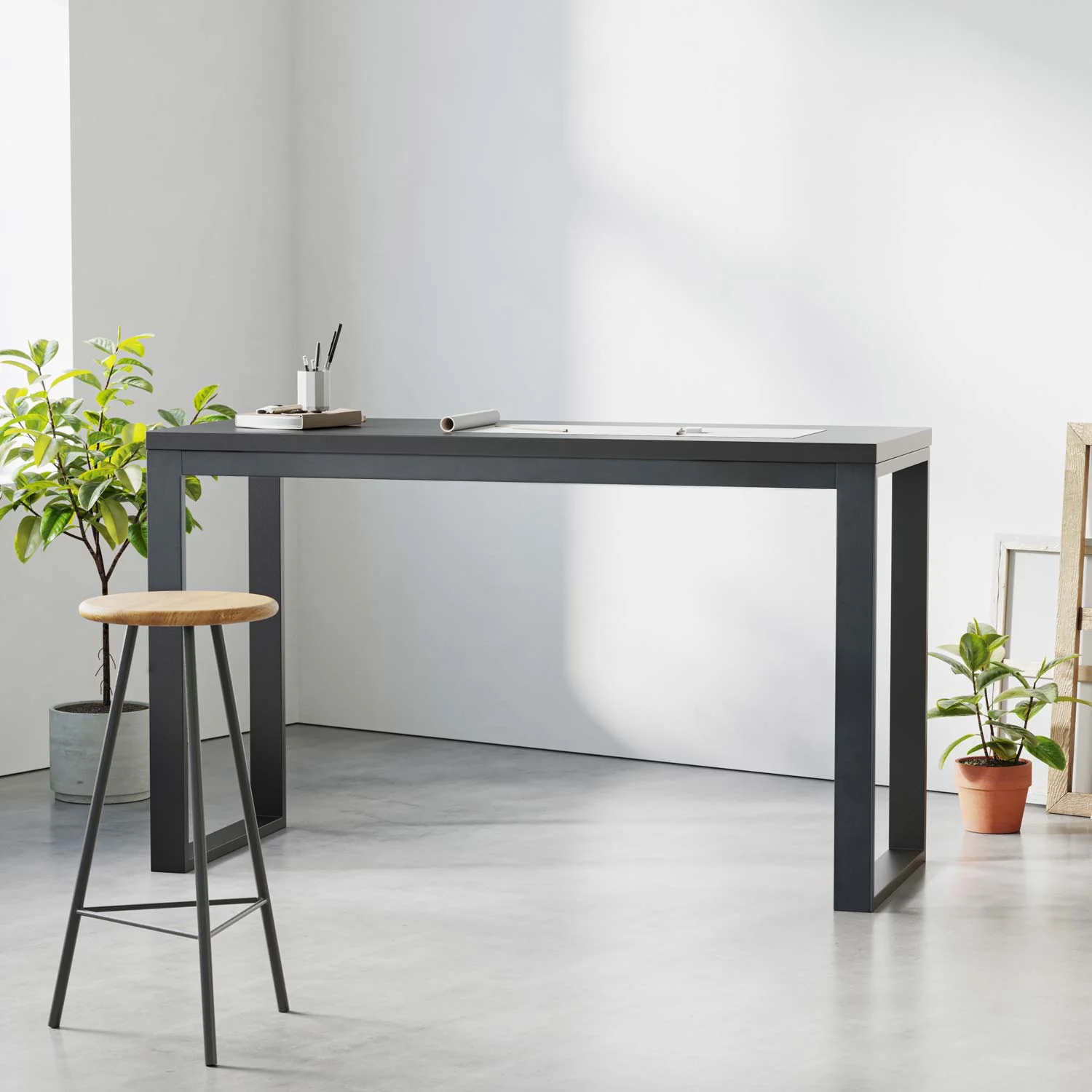 Square Industrial Frame | 86cm Counter - Image 7
