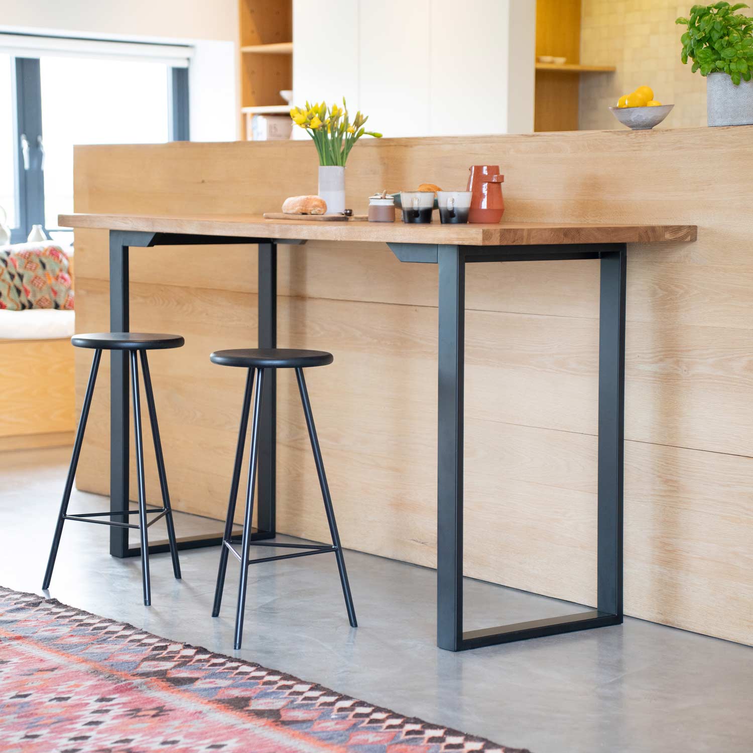 Square Industrial Legs | 102cm Bar - Image 10