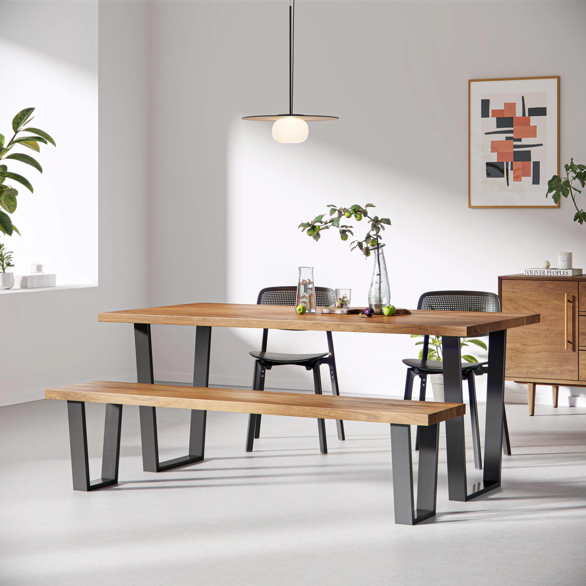 V-Frame Industrial legs | 40cm Bench - Image 11