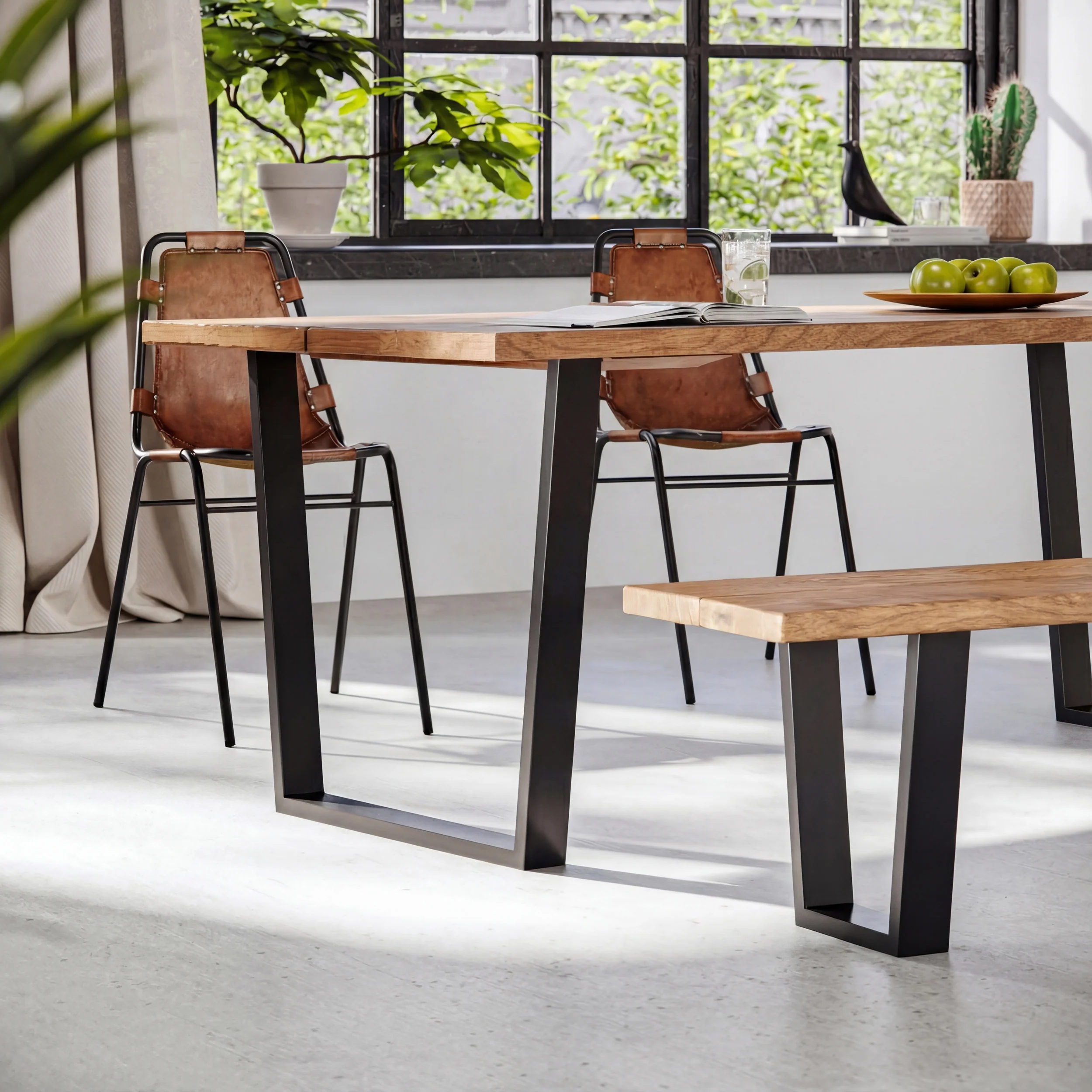 V-Frame Industrial legs | 71cm Table Wide - Image 10