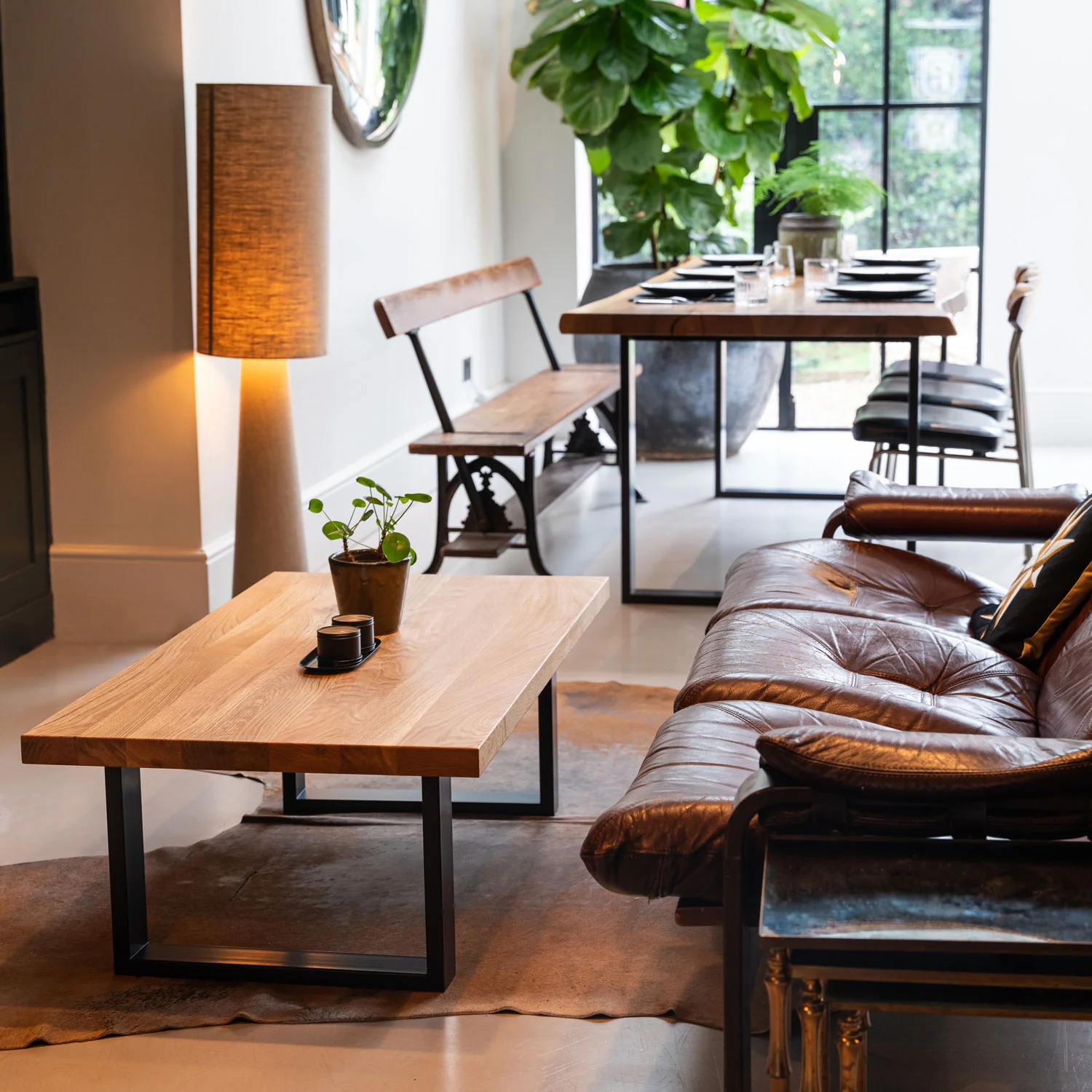 Walnut Live Edge Dining Table - Image 4