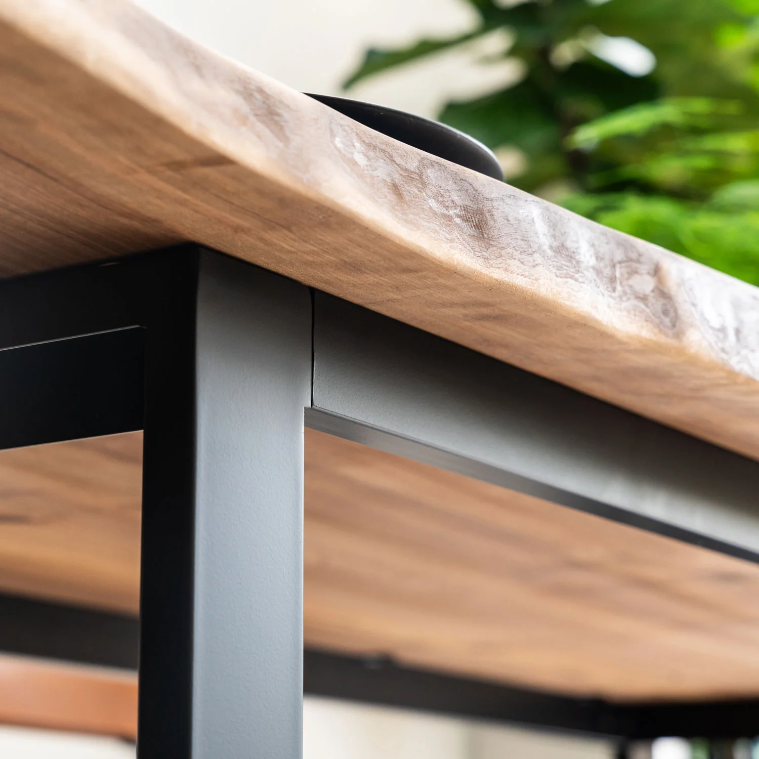 Walnut Live Edge Dining Table - Image 5