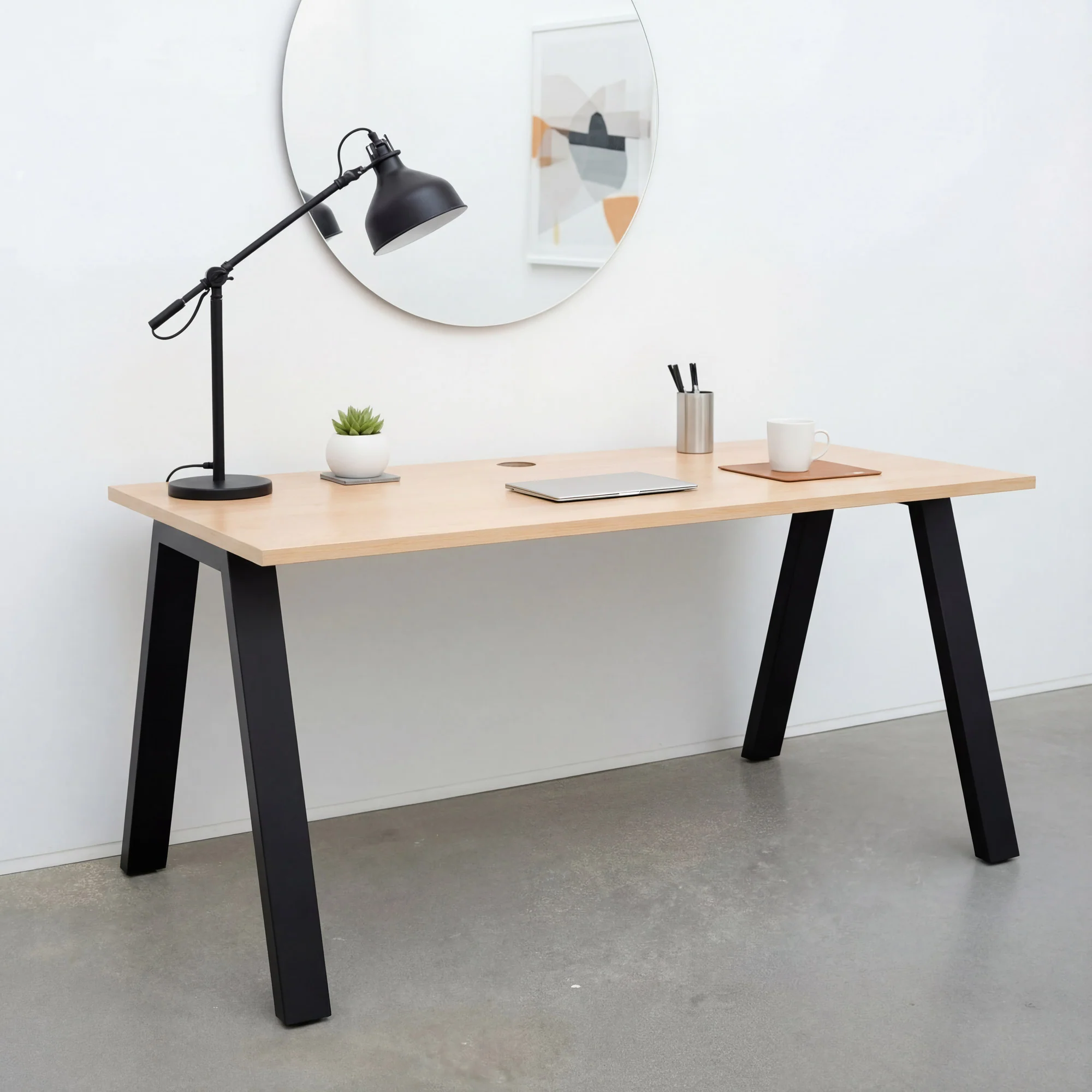 Maple Melamine Laminate Desk Top - Image 2