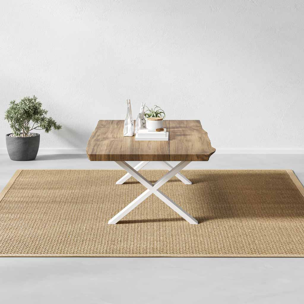 X-Frame Industrial legs | 35cm Coffee Table - Image 14